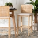 bali & pari Sofia Bohemian Natural Rattan Bar Stool - BSOSofia-Natural-BS