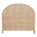 bali & pari Lanica Japandi Sun Bleached Rattan Queen Size Standalone Headboard - BSOBraided Sun Bleached Ivory-Wood/Rattan-Headboard-Queen