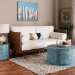 Baxton Studio Uriel Mid-Century Modern Cream Boucle Fabric Sofa - BSOUriel-3S-Vanilla/Walnut-SF