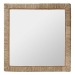 bali & pari Geralyn Japandi Natural Seagrass Square Wall Mirror