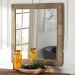 bali & pari Geralyn Japandi Natural Seagrass Square Wall Mirror - BSOWS096-Natural Rattan-Mirror