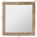 bali & pari Geralyn Japandi Natural Seagrass Square Wall Mirror - BSOWS096-Natural Rattan-Mirror