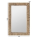 bali & pari Geralyn Japandi Natural Seagrass Rectangular Wall Mirror - BSOWS098-Natural Rattan-Mirror
