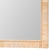 bali & pari Lankston Bohemian Natural Rattan Square Accent Wall Mirror - BSOWS102-Natural Rattan/Wood-Mirror