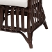 bali & pari Brooklyn Bohemian Very Dark Brown Rattan Arm Chair - BSOBroklyn-Brown Rattan-CC