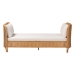 bali & pari Diva Bohemian Light Honey Rattan Daybed - BSODiva-Light Honey Rattan/Cushioned-Daybed