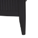 Baxton Studio Primrose Mid-Century Black Fluted Wood Queen Size Platform Bed - BSOSW8596-Black-Queen