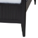 Baxton Studio Primrose Mid-Century Black Fluted Wood King Size Canopy Bed - BSOSW8609-Black-Canopy King