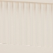 Baxton Studio Primrose Mid-Century Ivory Fluted Wood King Size Canopy Bed - BSOSW8609-Ivory-Canopy King