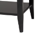 Baxton Studio Primrose Mid-Century Black Fluted Wood 1-Drawer Nightstand - BSOSW8000-66NS-Black-NS