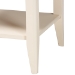 Baxton Studio Primrose Mid-Century Ivory Fluted Wood 1-Drawer Nightstand - BSOSW8000-66NS-Ivory-NS
