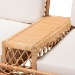 bali & pari Pakis Bohemian Light Honey Rattan Tete-a-Tete Sofa - BSOPakis-Light Honey-Sofa