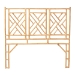 bali & pari Karavo Bohemian Natural Rattan Queen Size Standalone Headboard - BSOKaravo W162-Natural Rattan-HB-Queen