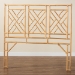 bali & pari Karavo Bohemian Natural Rattan Queen Size Standalone Headboard - BSOKaravo W162-Natural Rattan-HB-Queen
