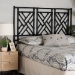 bali & pari Karavo Bohemian Black Natural Rattan Queen Size Standalone Headboard - BSOKaravo W162-Black Rattan-HB-Queen