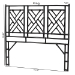bali & pari Karavo Bohemian Black Natural Rattan Queen Size Standalone Headboard - BSOKaravo W162-Black Rattan-HB-Queen