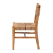 bali & pari Prita Bohemian Paper Loom and Natural Mahogany Wood Dining Chair - BSODCC-02-Wood/Brown-DC