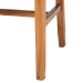 bali & pari Prita Bohemian Paper Loom and Natural Mahogany Wood Dining Chair - BSODCC-02-Wood/Brown-DC