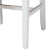 bali & pari Talli Bohemian Paper Loom and White Mahogany Wood Dining Chair - BSOBCP-03-Wood/White-DC