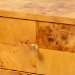 bali & pari Ghina Modern and Contemporary Natural Light Mappa Real Burl Wood 2-Drawer Console Table - BSOSVN-1518-Natural Burl Op1-Ghina-Console Table