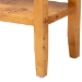 bali & pari Ghina Modern and Contemporary Natural Light Mappa Real Burl Wood 2-Drawer Console Table - BSOSVN-1518-Natural Burl Op1-Ghina-Console Table