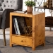 bali & pari Camira Modern and Contemporary Natural Light Mappa Real Burl Wood 1-Drawer Nightstand - BSOSVN-1150-Natural Burl Op1-Nella-NS