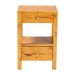bali & pari Azmi Modern and Contemporary Natural Light Mappa Real Burl Wood 2-Drawer Nightstand - BSOSVN-1151-Natural Burl Op1-Azmi-NS