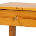 bali & pari Azmi Modern and Contemporary Natural Light Mappa Real Burl Wood 2-Drawer Nightstand - BSOSVN-1151-Natural Burl Op1-Azmi-NS