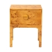 bali & pari Kayla Modern and Contemporary Natural Light Mappa Real Burl Wood 2-Drawer Nightstand - BSOSVN-1152-Natural Burl Op1-Kayla-NS