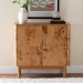 bali & pari Latika Modern and Contemporary Natural Mappa Real Burl Wood Storage Cabinet - BSOSVN-789-Natural Burl-Blopy-Cabinet