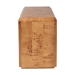 bali & pari Valora Modern and Contemporary Natural Mappa Real Burl Wood 4-Door Sideboard Buffet - BSOSVN-1296-Natural Burl-Mega-Cabinet