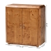 bali & pari Valora Modern and Contemporary Natural Mappa Real Burl Wood 2-Door Console Cabinet - BSOSVN-1308B-Natural Burl-Nebu-2DR-Cabinet