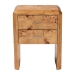 bali & pari Nebu Modern and Contemporary Natural Mappa Real Burl Wood Nightstand - BSOSVN-1311-Natural Burl-Nebu-NS
