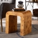 bali & pari Revelle Modern and Contemporary Natural Light Mappa Real Burl Wood End Table - BSOSVN-1140-Natural Burl Op1-Okin-ET