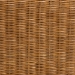 bali & pari Oteria Bohemian Light Honey Scalloped Rattan Side Table - BSOPalm Short-Light Honey Rattan-Side Table