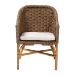 bali & pari Luis Bohemian Natural Seagrass and Rattan Arm Chair - BSOSC661SG-Luis-Light Brown Seagrass-CC