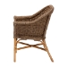 bali & pari Luis Bohemian Natural Seagrass and Rattan Arm Chair - BSOSC661SG-Luis-Light Brown Seagrass-CC