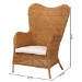 bali & pari Terra Bohemian Light Honey Rattan Arm Chair - BSOTERRA-Rattan Light Honey-CC