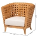 bali & pari Daiwa Bohemian Light Honey Ratan Accent Chair - BSODALBI-Light Honey Rattan-CC
