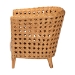 bali & pari Daiwa Bohemian Light Honey Ratan Accent Chair - BSODALBI-Light Honey Rattan-CC