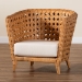 bali & pari Daiwa Bohemian Light Honey Ratan Accent Chair - BSODALBI-Light Honey Rattan-CC