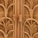 bali & pari Baylor Bohemian Light Honey Rattan Storage Cabinet - BSOTORAJA-Light Honey Rattan-Cabinet