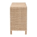 bali & pari Lanica Japandi Sun-Bleached Braided Rattan 6-Drawer Dresser - BSOBraided Sun Bleached Ivory-Wood/Rattan-6DW-Dresser