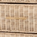 bali & pari Lanica Japandi Sun-Bleached Braided Rattan Queen Size 4-Piece Bedroom Set - BSOBraided Sun Bleached Ivory-Wood/Rattan-4PC Bedroom Set-New