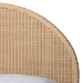 bali & pari Lanica Japandi Sun-Bleached Braided Rattan Queen Size Bed - BSOBraided Sun Bleached Ivory-Wood/Rattan-Queen-New