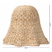 bali & pari Semira Bohemian Natural Scalloped Rattan Pendant Lampshade - BSOS24-L03-Natural Rattan-Lampshade