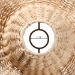 bali & pari Lavada Bohemian Natural Scalloped Rattan Pendant Lampshade - BSOS24-L04-Natural Rattan-Lampshade