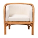 bali & pari Bandung Bohemian Light Honey Rattan Accent Chair - BSOBandung-Light Honey Rattan-AC