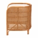 bali & pari Bandung Bohemian Light Honey Rattan Accent Chair - BSOBandung-Light Honey Rattan-AC