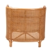 bali & pari Bandung Bohemian Light Honey Rattan Accent Chair - BSOBandung-Light Honey Rattan-AC